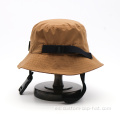 Brown 100% Polyester Bucket Bucket Sombrero